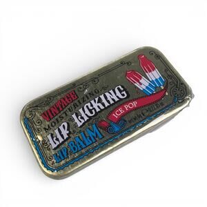 Tinte Cosmetics ICE POP Lip Licking Lip Balm Vintage Moisturizing Slider Tin